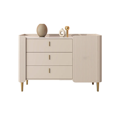 Tavolo a buffet in stile glam Credenza a buffet con cassetti e armadi