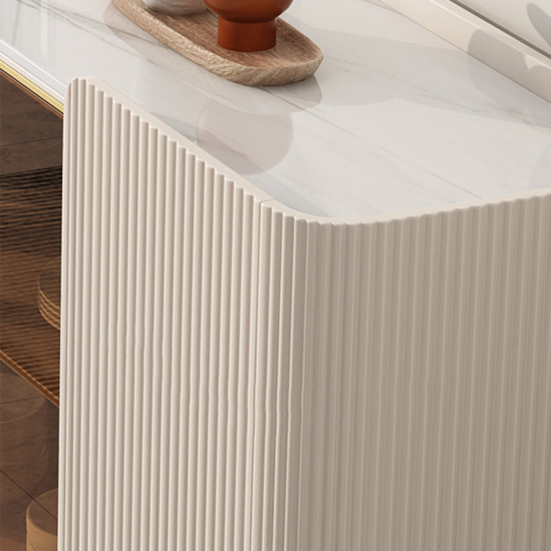 Tavolo a buffet in stile glam Credenza a buffet con cassetti e armadi