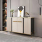 Sideboard a buffet di pietra di credenza glam con cassetti e armadi