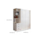 Contemporary Wardrobe Armoire with Garment Rod Wood Wardrobe Closet Clearhalo 'Armoires & Wardrobes' 'armoires_wardrobes' 'Bedroom Furniture' 'furn' 'furn_armoires_wardrobes' 'Furniture' 6825604