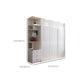 Contemporary Wardrobe Armoire with Garment Rod Wood Wardrobe Closet Clearhalo 'Armoires & Wardrobes' 'armoires_wardrobes' 'Bedroom Furniture' 'furn' 'furn_armoires_wardrobes' 'Furniture' 6825612