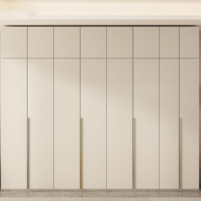 Holzgarderobe Armoire mit Regalen moderner Kleiderschrankschrank