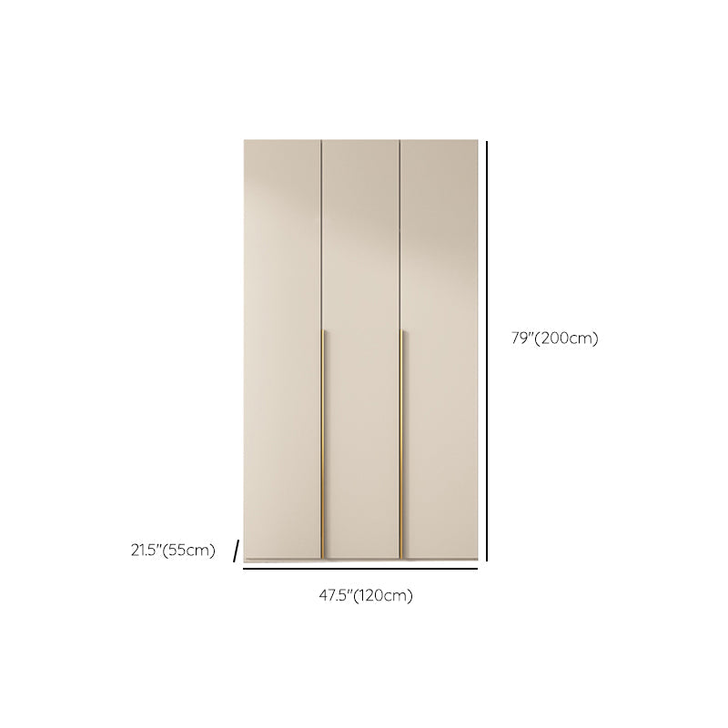 Holzgarderobe Armoire mit Regalen moderner Kleiderschrankschrank