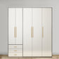 Hinged Wardrobe Armoire Modern Engineered Wood Storage Cabinet