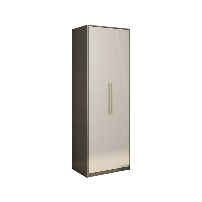 Hinged Wardrobe Armoire Modern Engineered Wood Storage Cabinet