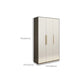 Hinged Wardrobe Armoire Modern Engineered Wood Storage Cabinet