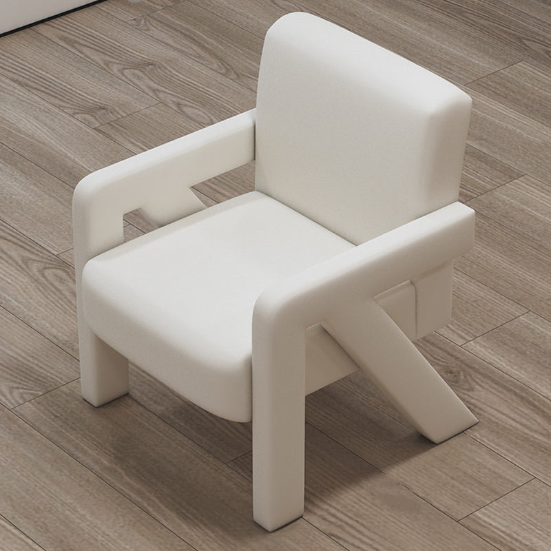 Nordic 1/5 Pieces Dining Set Stone Dining Table for Dining Room 1 White Chair Clearhalo 'Dining Room Sets' 'Dining Tables & Seating' 'dining_room_set' 'furn' 'furn_dining_room_set' 'Furniture' 'Kitchen & Dining Furniture' 6825902