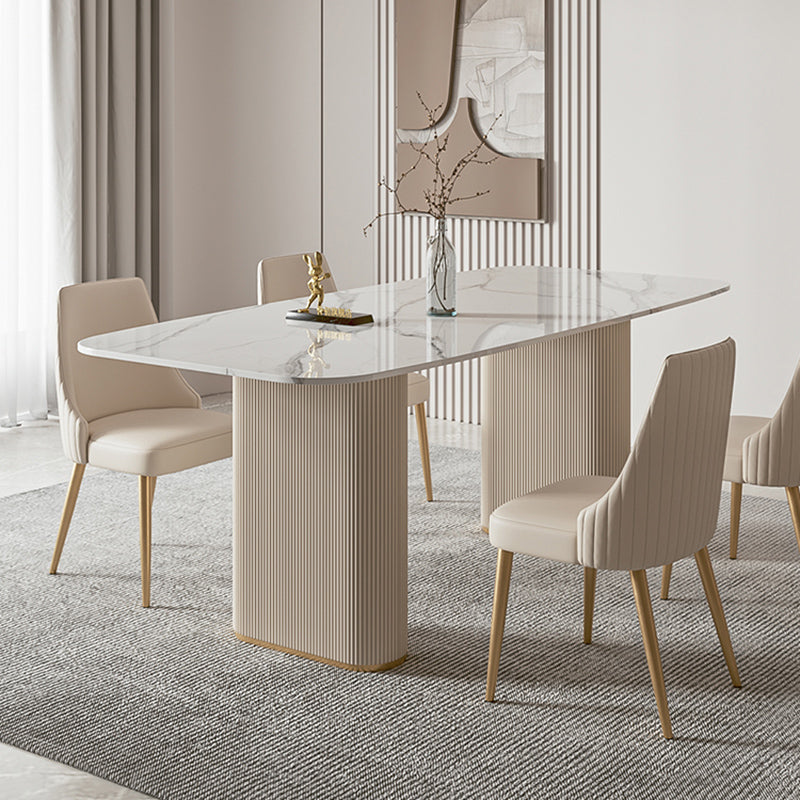 1/4/5/7 pezzi Set da pranzo mobili da pranzo in pietra per sala da pranzo