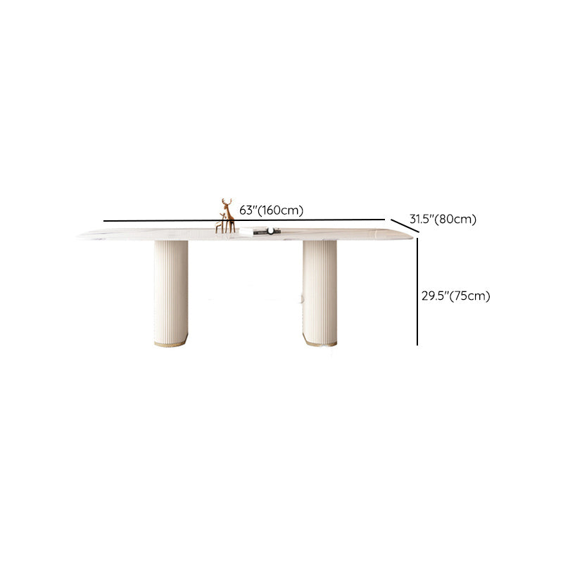 1/4/5/7 pezzi Set da pranzo mobili da pranzo in pietra per sala da pranzo