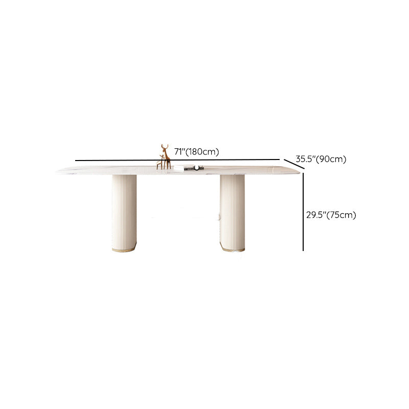 1/4/5/7 pezzi Set da pranzo mobili da pranzo in pietra per sala da pranzo