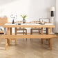 Modern 1/2/3/4/5 Pieces Dining Set Rectangle Pine Wood Dining Table for Dining Room