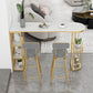 Modern 1/3 Pieces Bar Table Set Stone Counter Table with Stools for Dining Room Clearhalo 'Bar Furniture' 'furn' 'furn_home_bar_bar_sets' 'Furniture' 'Home Bars & Bar Sets' 'home_bar_bar_sets' 'Kitchen & Dining Furniture' 6826053