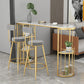 Modern 1/3 Pieces Bar Table Set Stone Counter Table with Stools for Dining Room Clearhalo 'Bar Furniture' 'furn' 'furn_home_bar_bar_sets' 'Furniture' 'Home Bars & Bar Sets' 'home_bar_bar_sets' 'Kitchen & Dining Furniture' 6826057