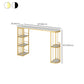 Modern 1/3 Pieces Bar Table Set Stone Counter Table with Stools for Dining Room Clearhalo 'Bar Furniture' 'furn' 'furn_home_bar_bar_sets' 'Furniture' 'Home Bars & Bar Sets' 'home_bar_bar_sets' 'Kitchen & Dining Furniture' 6826061