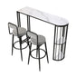 Moderno 1/2/3 pezzi tavolo da bar set tavolino con sgabelli per soggiorno