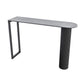 Modern 1/2/5 Pieces Bar Table Set Stone Counter Table with High Stools for Cafe Grey 71"L x 16"W Clearhalo 'Bar Furniture' 'furn' 'furn_home_bar_bar_sets' 'Furniture' 'Home Bars & Bar Sets' 'home_bar_bar_sets' 'Kitchen & Dining Furniture' 6826088