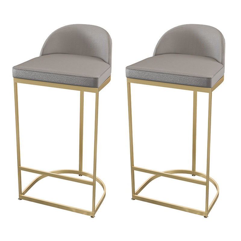 Modern 1/2/5 Pieces Bar Table Set Stone Counter Table with High Stools for Cafe Gold 30"H Stools (Set of 2) Clearhalo 'Bar Furniture' 'furn' 'furn_home_bar_bar_sets' 'Furniture' 'Home Bars & Bar Sets' 'home_bar_bar_sets' 'Kitchen & Dining Furniture' 6826090