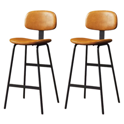 Modern 1/2/5 Pieces Bar Table Set Stone Counter Table with High Stools for Cafe Brown 30"H Stools (Set of 2) Clearhalo 'Bar Furniture' 'furn' 'furn_home_bar_bar_sets' 'Furniture' 'Home Bars & Bar Sets' 'home_bar_bar_sets' 'Kitchen & Dining Furniture' 6826096