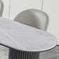 Modern 1/2/5 Pieces Bar Table Set Stone Counter Table with High Stools for Cafe Clearhalo 'Bar Furniture' 'furn' 'furn_home_bar_bar_sets' 'Furniture' 'Home Bars & Bar Sets' 'home_bar_bar_sets' 'Kitchen & Dining Furniture' 6826098
