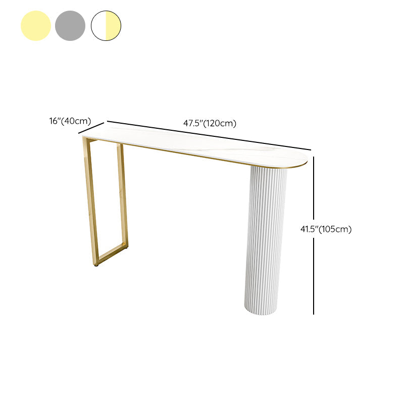 Modern 1/2/5 Pieces Bar Table Set Stone Counter Table with High Stools for Cafe Clearhalo 'Bar Furniture' 'furn' 'furn_home_bar_bar_sets' 'Furniture' 'Home Bars & Bar Sets' 'home_bar_bar_sets' 'Kitchen & Dining Furniture' 6826105