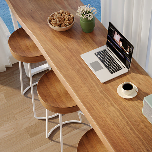 Contemporary Bar Table Set 1/4 Pieces Solid Wood Counter Height Set Clearhalo 'Bar Furniture' 'furn' 'furn_home_bar_bar_sets' 'Furniture' 'Home Bars & Bar Sets' 'home_bar_bar_sets' 'Kitchen & Dining Furniture' 6826166