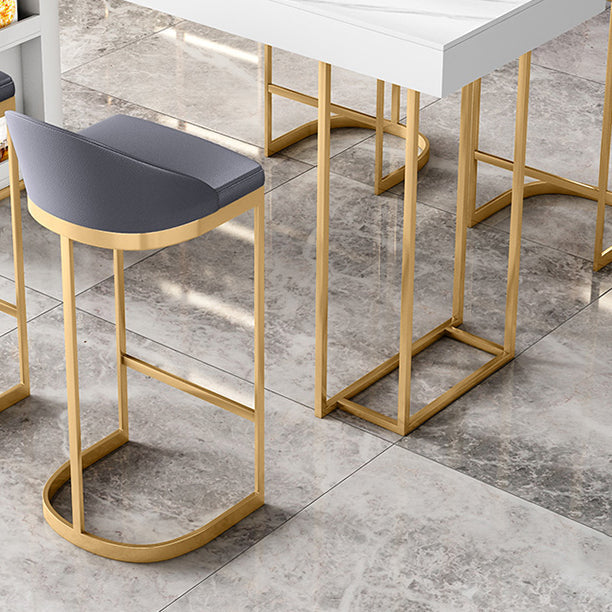 Glam Bar Table Set 1/3/5 Pcs Rectangle Stone Bar Table and Upholstered Stools Clearhalo 'Bar Furniture' 'furn' 'furn_home_bar_bar_sets' 'Furniture' 'Home Bars & Bar Sets' 'home_bar_bar_sets' 'Kitchen & Dining Furniture' 6826184