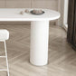 Industrial Indoor Bar Table Set 1/2 Pcs Solid Wood Bar Table with Upholstered Stools