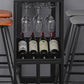 Modern Rectangle Bar Table Set 1/3 Pcs Stone Top Bar Table and Upholstered Stools Clearhalo 'Bar Furniture' 'furn' 'furn_home_bar_bar_sets' 'Furniture' 'Home Bars & Bar Sets' 'home_bar_bar_sets' 'Kitchen & Dining Furniture' 6826277