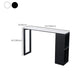 Modern Rectangle Bar Table Set 1/3 Pcs Stone Top Bar Table and Upholstered Stools Clearhalo 'Bar Furniture' 'furn' 'furn_home_bar_bar_sets' 'Furniture' 'Home Bars & Bar Sets' 'home_bar_bar_sets' 'Kitchen & Dining Furniture' 6826282