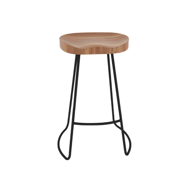 Solid Wood Counter Set Contemporary 1/3 Pieces Counter Height Set Wood 30"H Stool (Single) Clearhalo 'Bar Furniture' 'furn' 'furn_home_bar_bar_sets' 'Furniture' 'Home Bars & Bar Sets' 'home_bar_bar_sets' 'Kitchen & Dining Furniture' 6826295