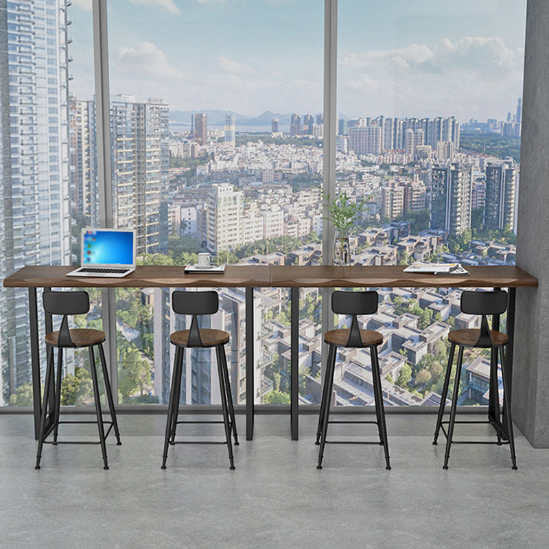 Solid Wood Counter Set Contemporary 1/3 Pieces Counter Height Set Clearhalo 'Bar Furniture' 'furn' 'furn_home_bar_bar_sets' 'Furniture' 'Home Bars & Bar Sets' 'home_bar_bar_sets' 'Kitchen & Dining Furniture' 6826300