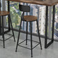 Solid Wood Counter Set Contemporary 1/3 Pieces Counter Height Set Clearhalo 'Bar Furniture' 'furn' 'furn_home_bar_bar_sets' 'Furniture' 'Home Bars & Bar Sets' 'home_bar_bar_sets' 'Kitchen & Dining Furniture' 6826305