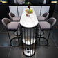 Contemporary Counter Height Set 1/5 Pieces Pub Dining Set for Dining Room