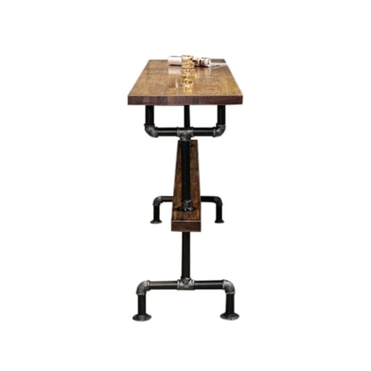 1/3/4/7-teiliges Barhocker- und Tischset aus massivem Holz