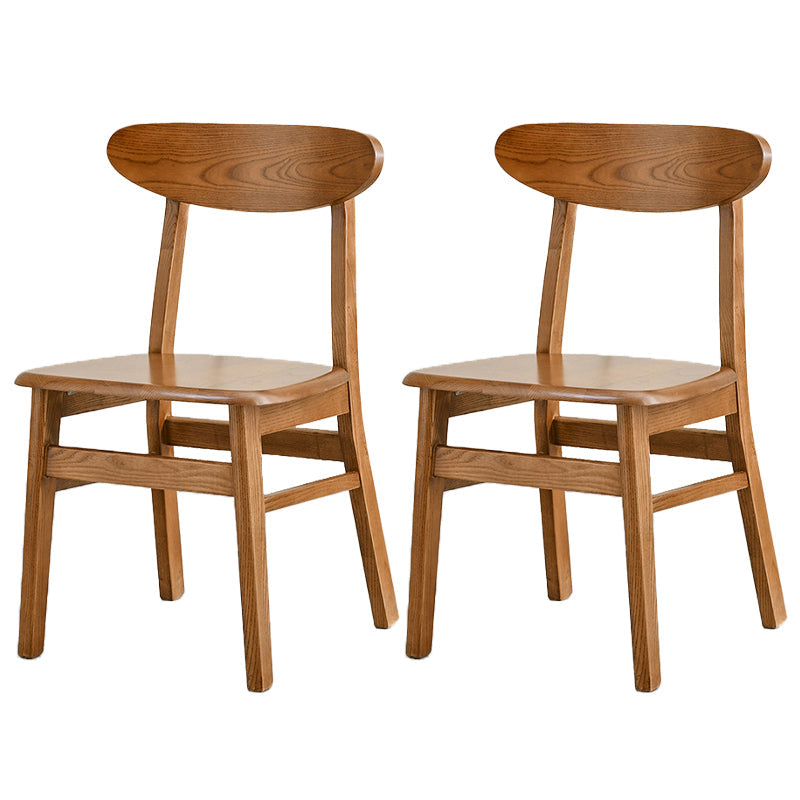 Sedia da pranzo aperta posteriore sedia da pranzo in legno massimo contemporaneo