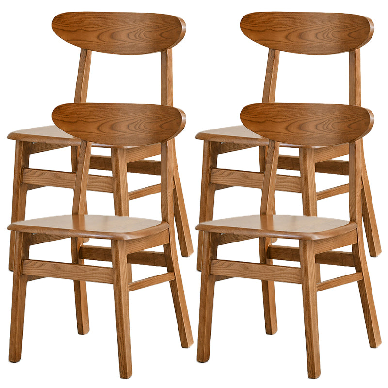 Sedia da pranzo aperta posteriore sedia da pranzo in legno massimo contemporaneo