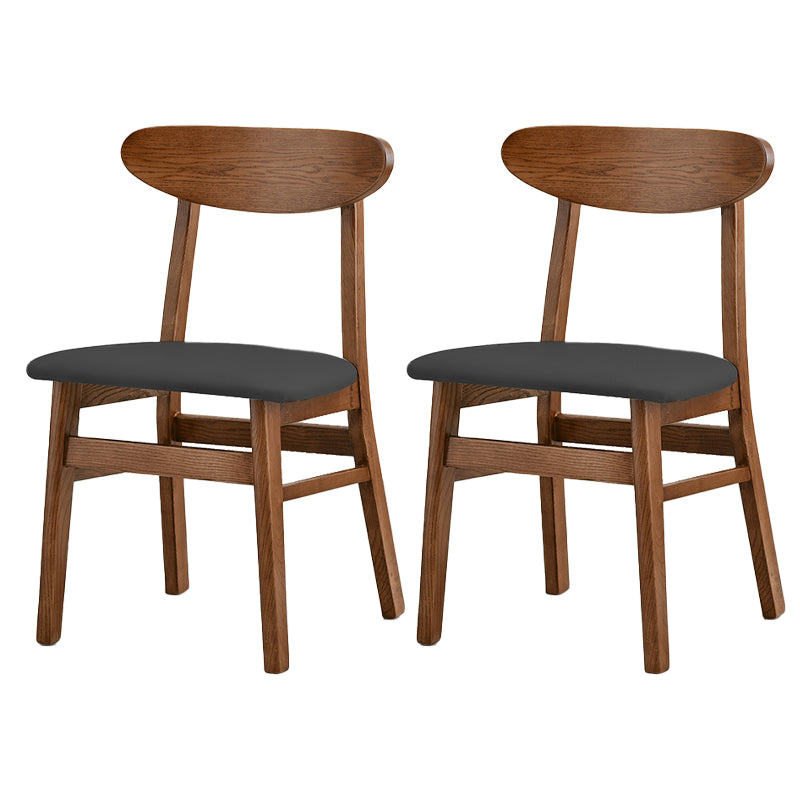 Sedia da pranzo aperta posteriore sedia da pranzo in legno massimo contemporaneo