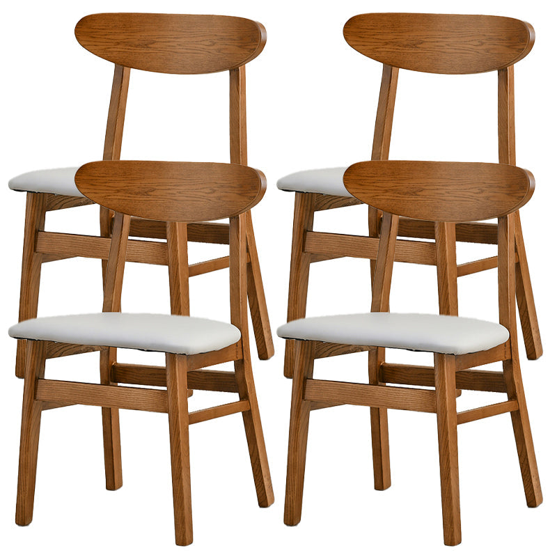 Sedia da pranzo aperta posteriore sedia da pranzo in legno massimo contemporaneo