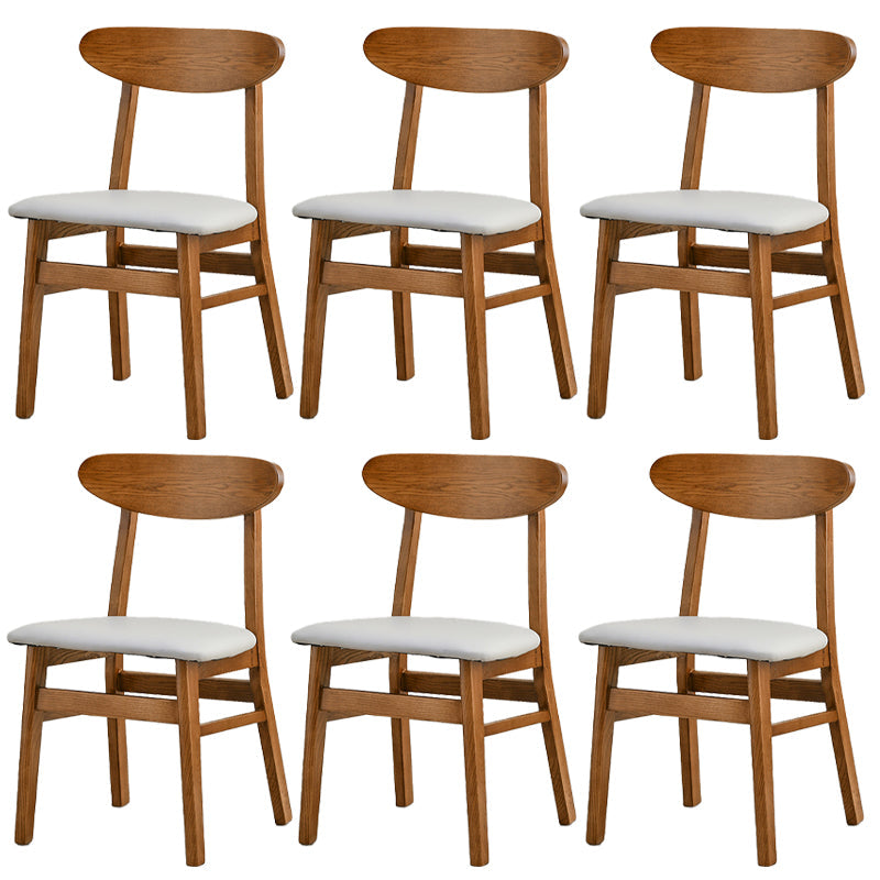 Sedia da pranzo aperta posteriore sedia da pranzo in legno massimo contemporaneo