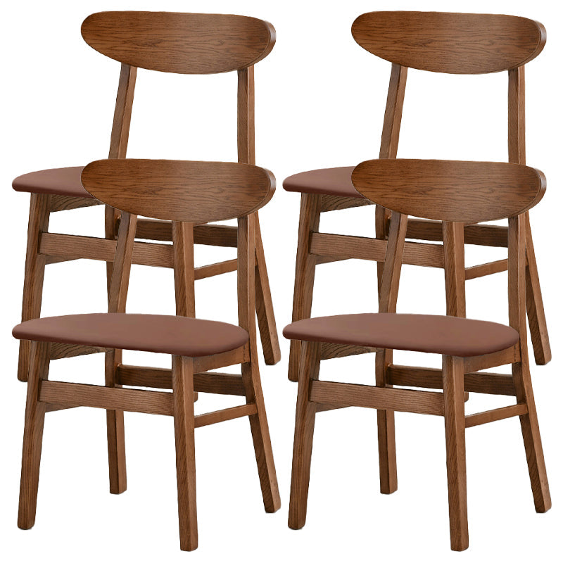 Sedia da pranzo aperta posteriore sedia da pranzo in legno massimo contemporaneo