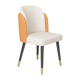 Sedia da cucina glam gambe oro gambe da pranzo sedia parsons senza braccio