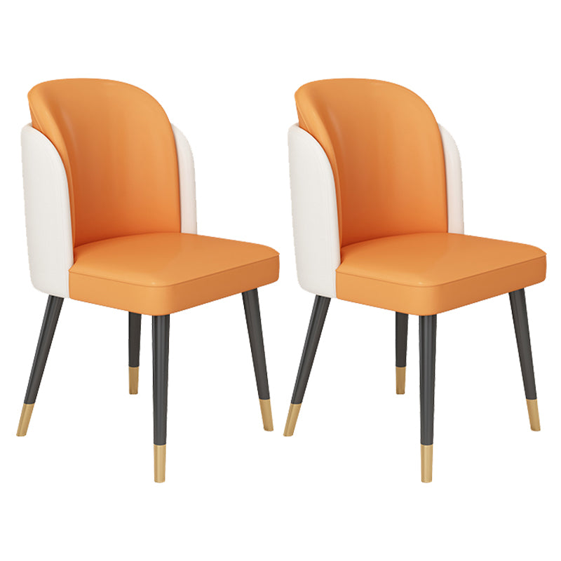 Sedia da cucina glam gambe oro gambe da pranzo sedia parsons senza braccio