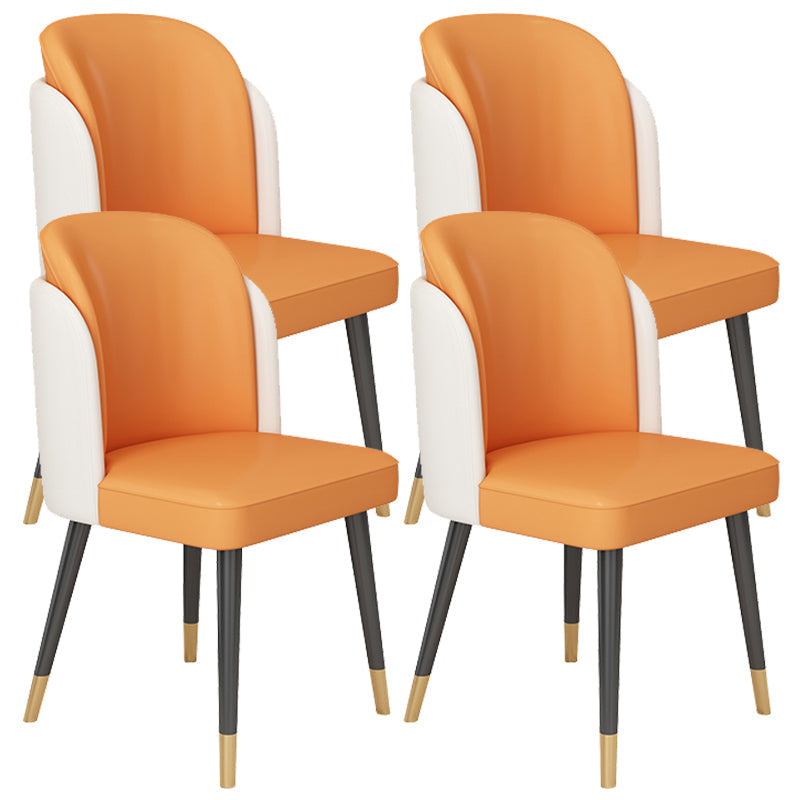 Sedia da cucina glam gambe oro gambe da pranzo sedia parsons senza braccio