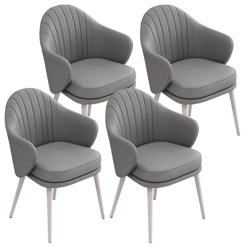 Comedor moderno silla parsons silla de brazo tapizado de terciopelo