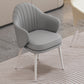 Comedor moderno silla parsons silla de brazo tapizado de terciopelo