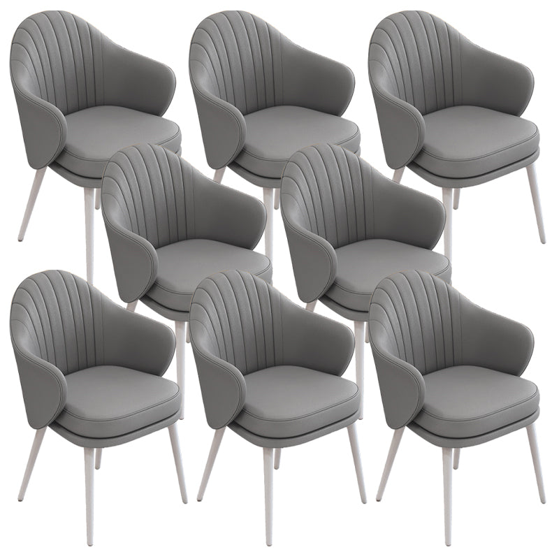 Eetkamer moderne parsons stoel fluwelen gestoffeerde tankstoel