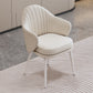 Comedor moderno silla parsons silla de brazo tapizado de terciopelo