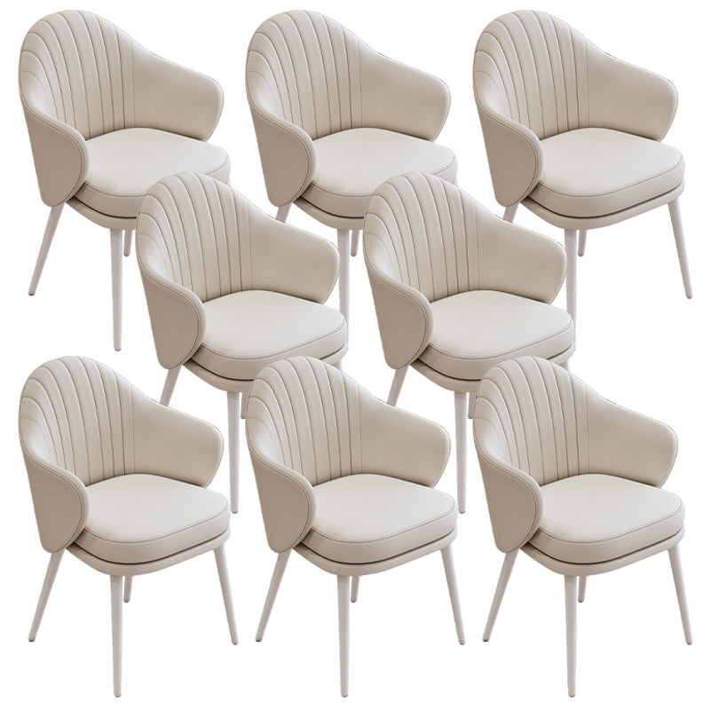 Eetkamer moderne parsons stoel fluwelen gestoffeerde tankstoel