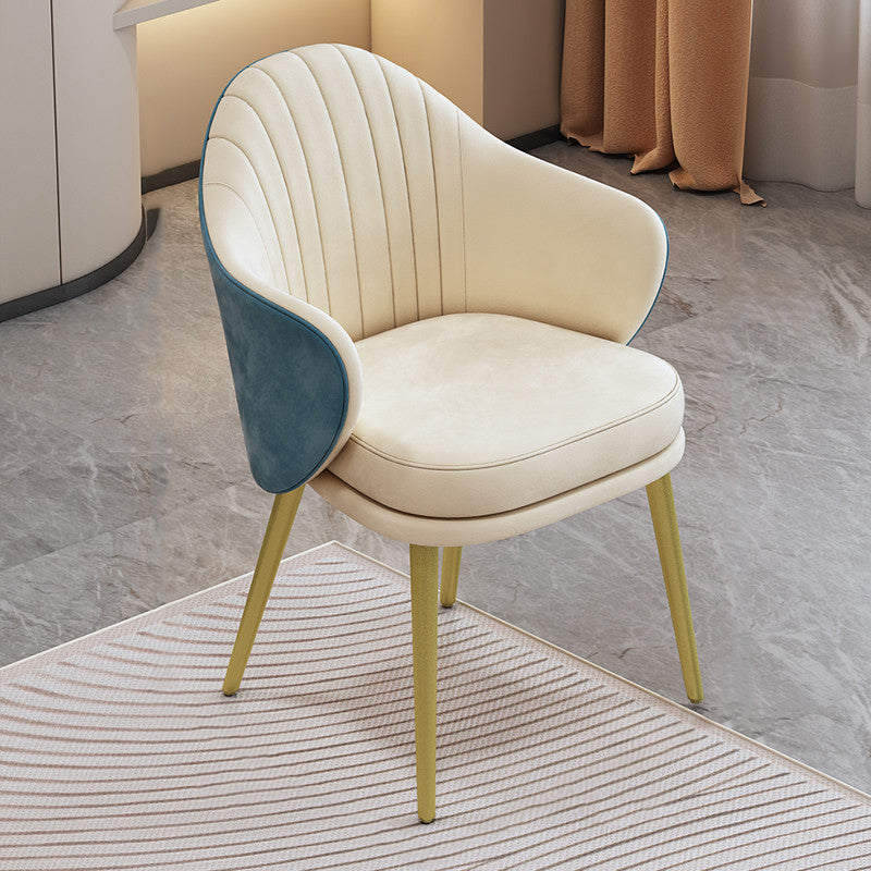 Eetkamer moderne parsons stoel fluwelen gestoffeerde tankstoel