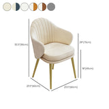 Eetkamer moderne parsons stoel fluwelen gestoffeerde tankstoel